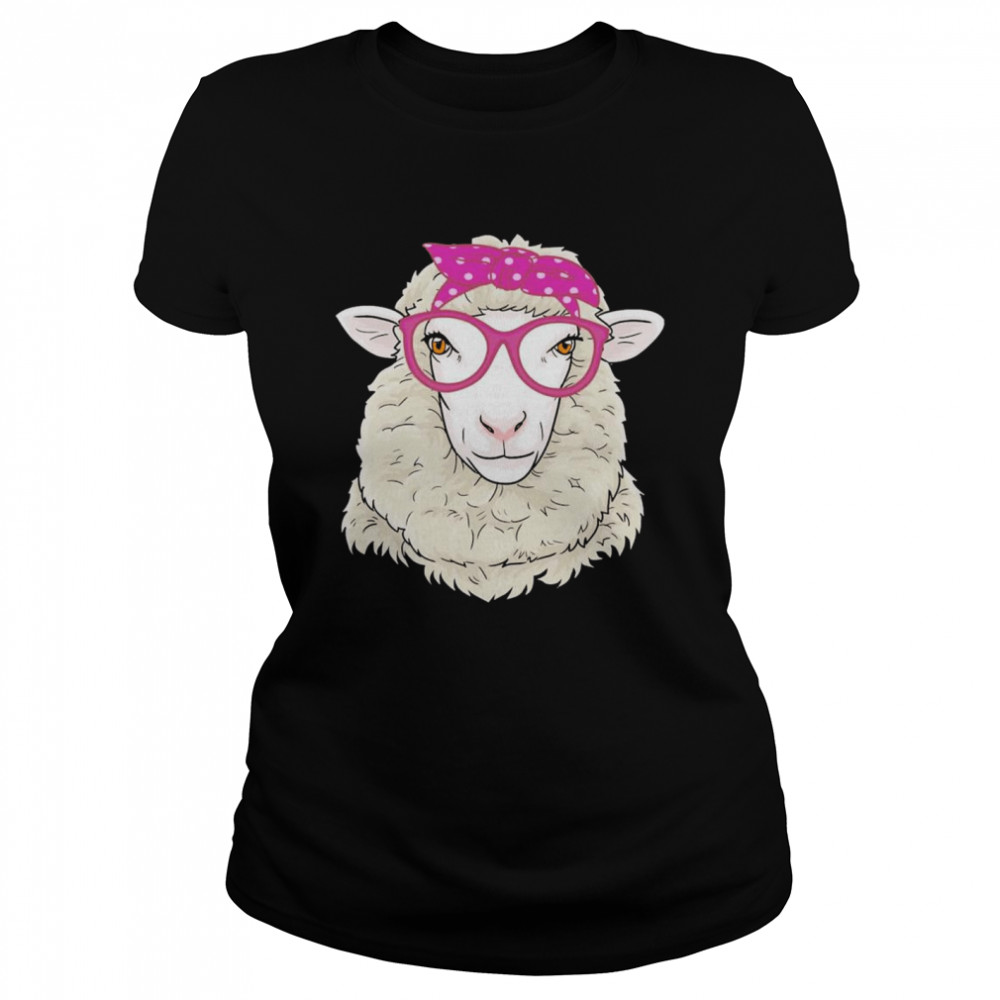 Sheep Farmer Animal Classic Womens T Shirt