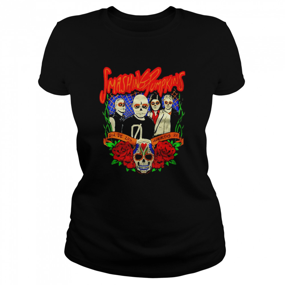 Smashing Pumpkins Dia De Los Muertos 2021 T Shirt Classic Womens T Shirt