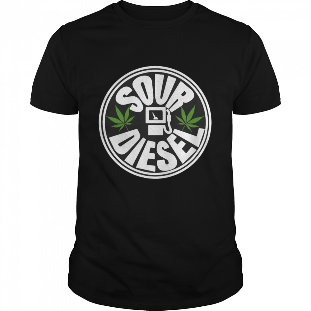 Sour Diesel Cannabis Medical Smoke Weed Support Pullover T-shirt Classic Men's T-shirt