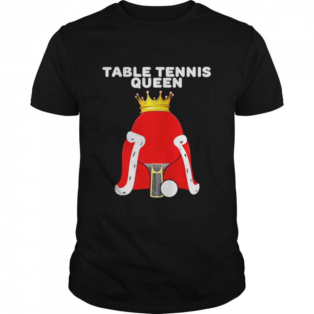 Table Tennis Queen Ping Pong  Classic Men's T-shirt