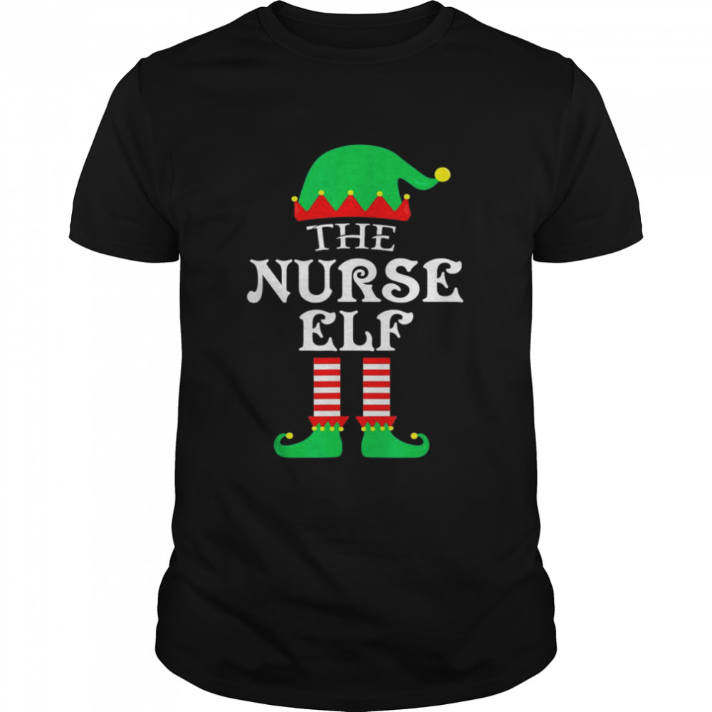 The Nurse ELF Christmas Pajama  Classic Men's T-shirt