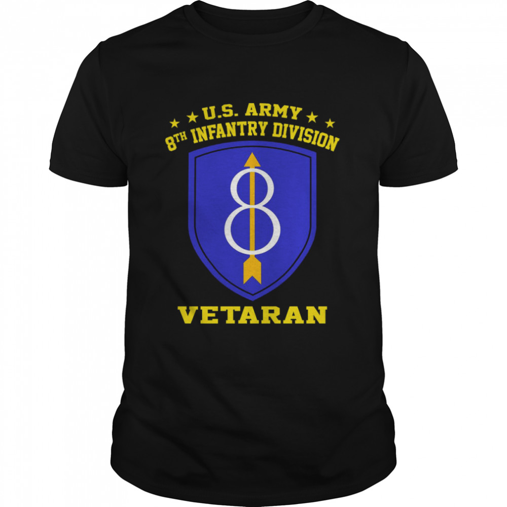 U.S. Army 8th Infantry Division Veteran  Classic Men's T-shirt