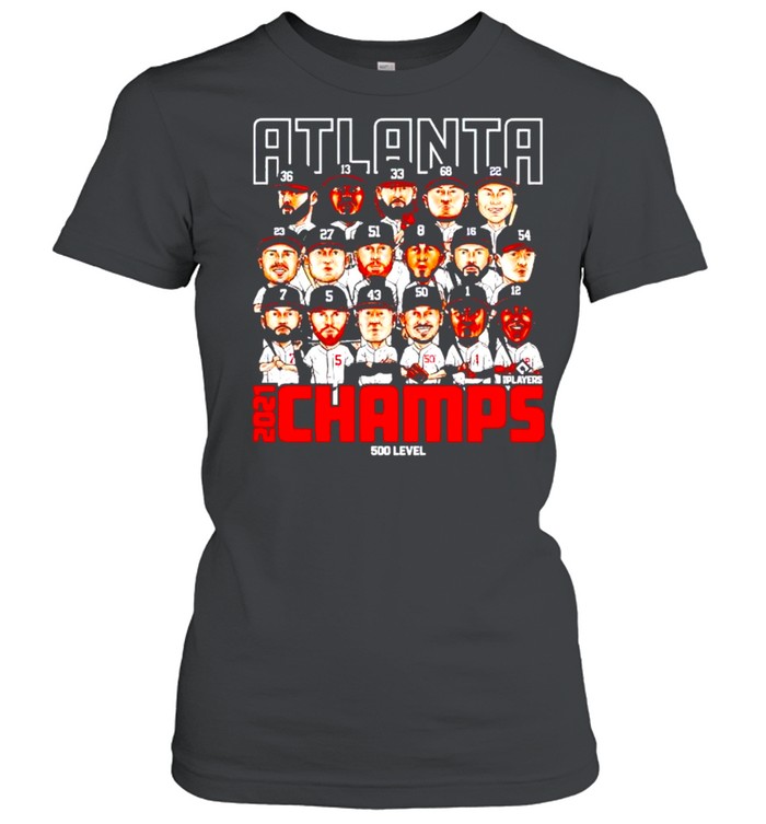 Atlanta Braves 2021 Champs Players Chibi Shirt Classic Women'S T-Shirt