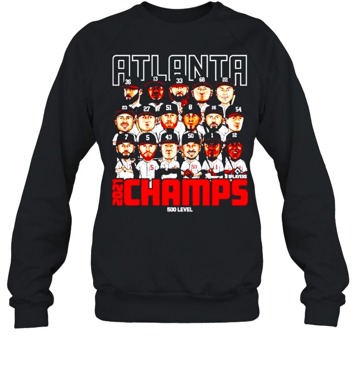 Atlanta Braves 2021 Champs Players Chibi Shirt Unisex Sweatshirt