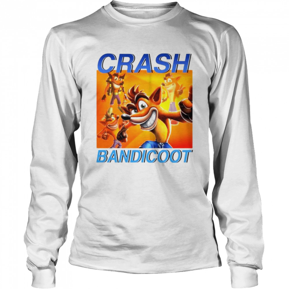 Crash Bandicoot T Shirt Long Sleeved T Shirt