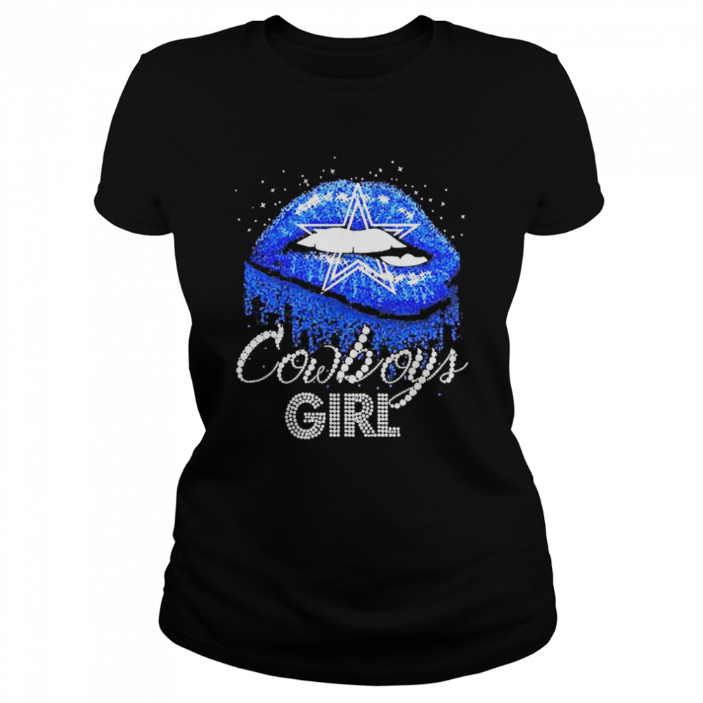 Lip Cowboys Girl Diamond  Classic Women'S T-Shirt
