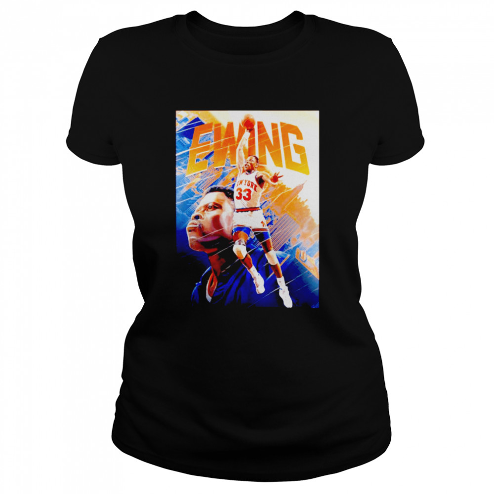 Patric Ewing New York Knicks Shirt Classic Womens T Shirt