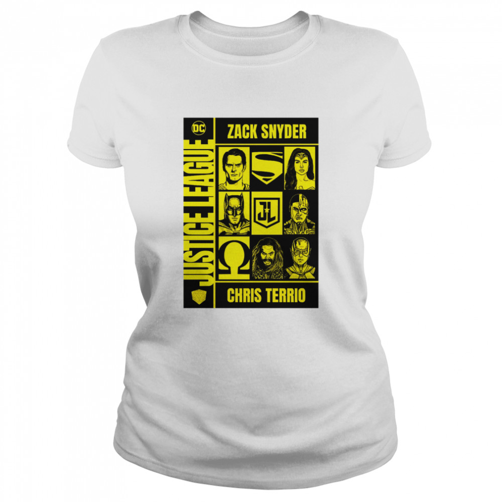 Watchmen-Style Snyder Cut Jl Comic Cover  Classic Women'S T-Shirt