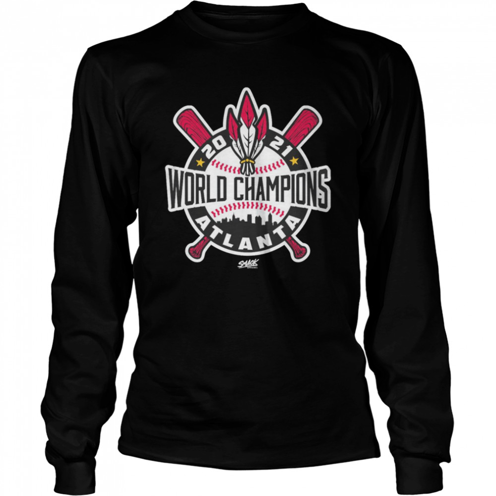 World Champions Atlanta Baseball 2021 Logo  Long Sleeved T-Shirt
