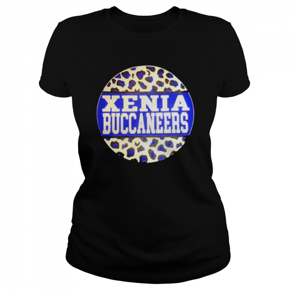 Xenia Buccaneers Leopard Shirt Classic Womens T Shirt