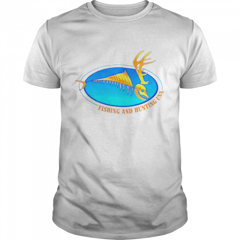 Fishing and hunting usa logo shirt Classic Men's T-shirt