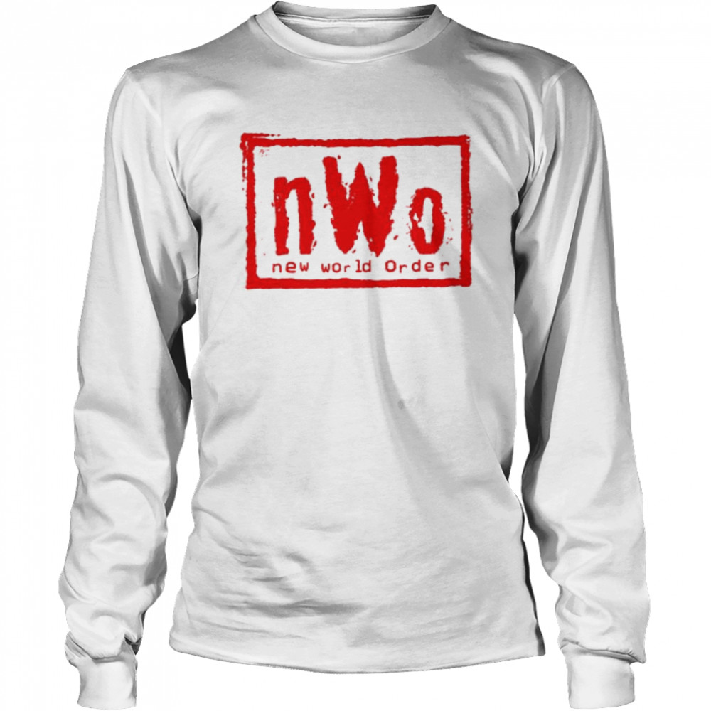 Nwo New World Order Wrestling Shirt Long Sleeved T Shirt