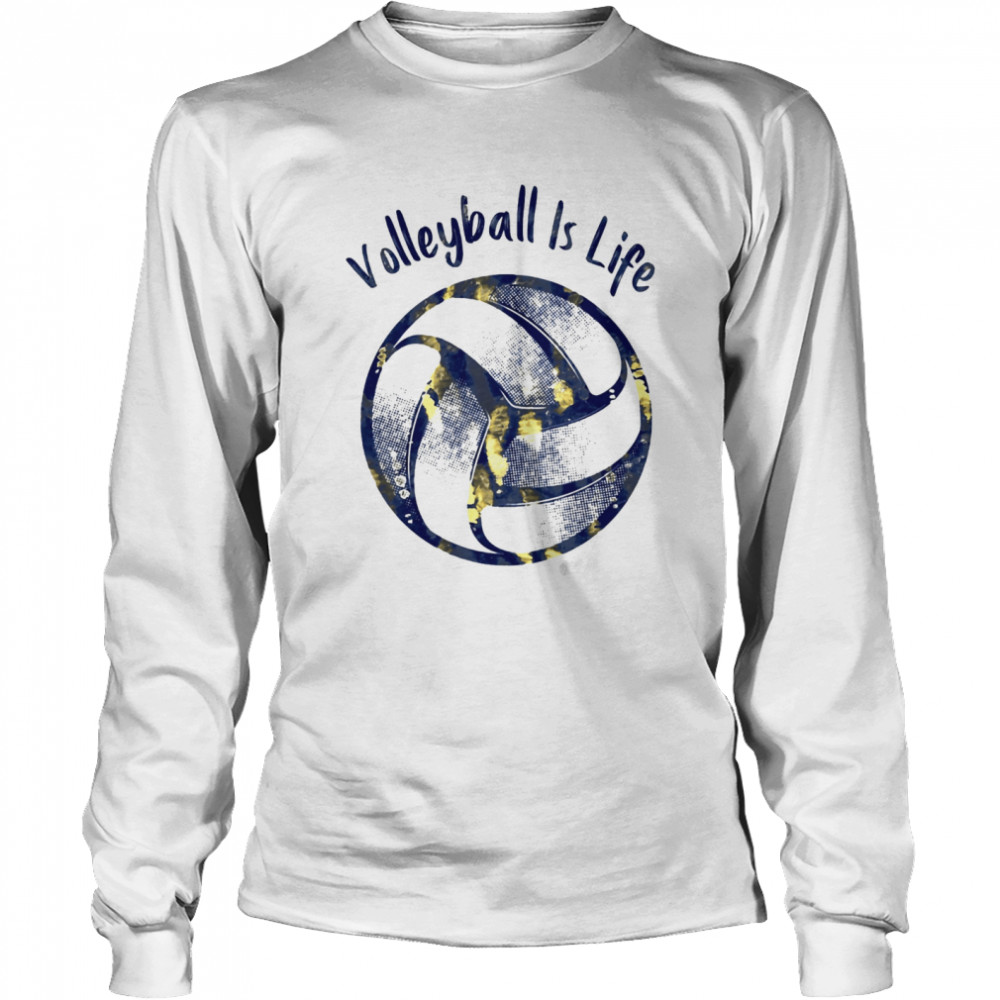 Premium Volleyball Is Life Shirt Long Sleeved T Shirt