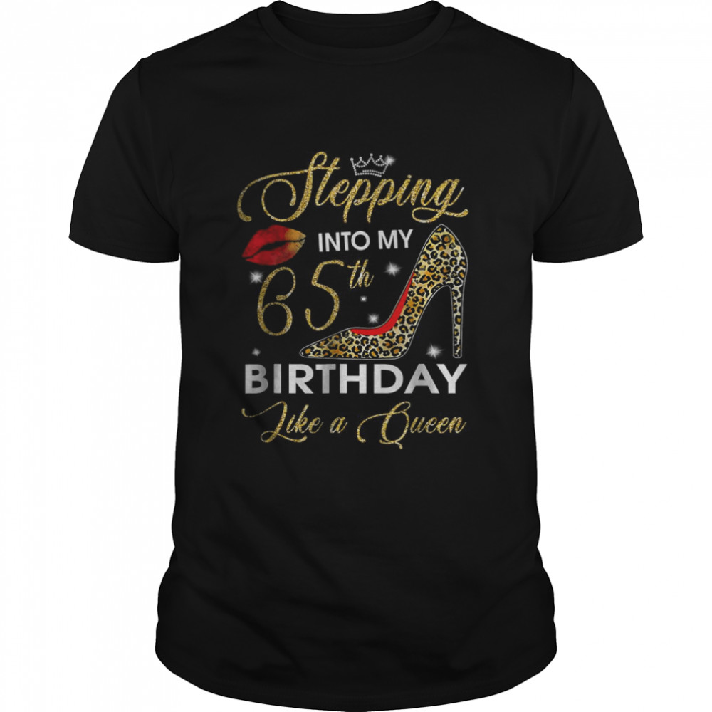 Stepping Into My 65th Birthday Like A Boss Bday T- Classic Men's T-shirt