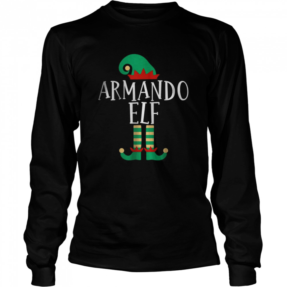 The Armando Elf Funny Family Matching Christmas Pajamas T Long Sleeved T Shirt