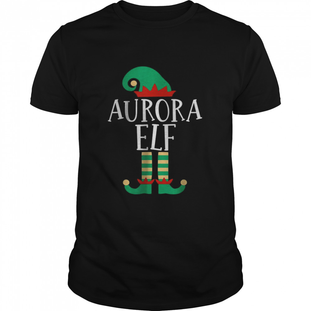 The Aurora Elf Funny Family Matching Christmas Pajamas T- Classic Men's T-shirt