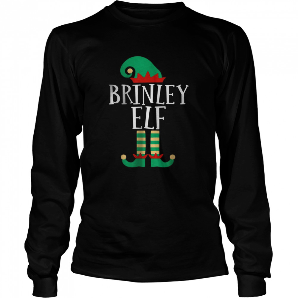 The Brinley Elf Family Matching Christmas Pajamas T Long Sleeved T Shirt