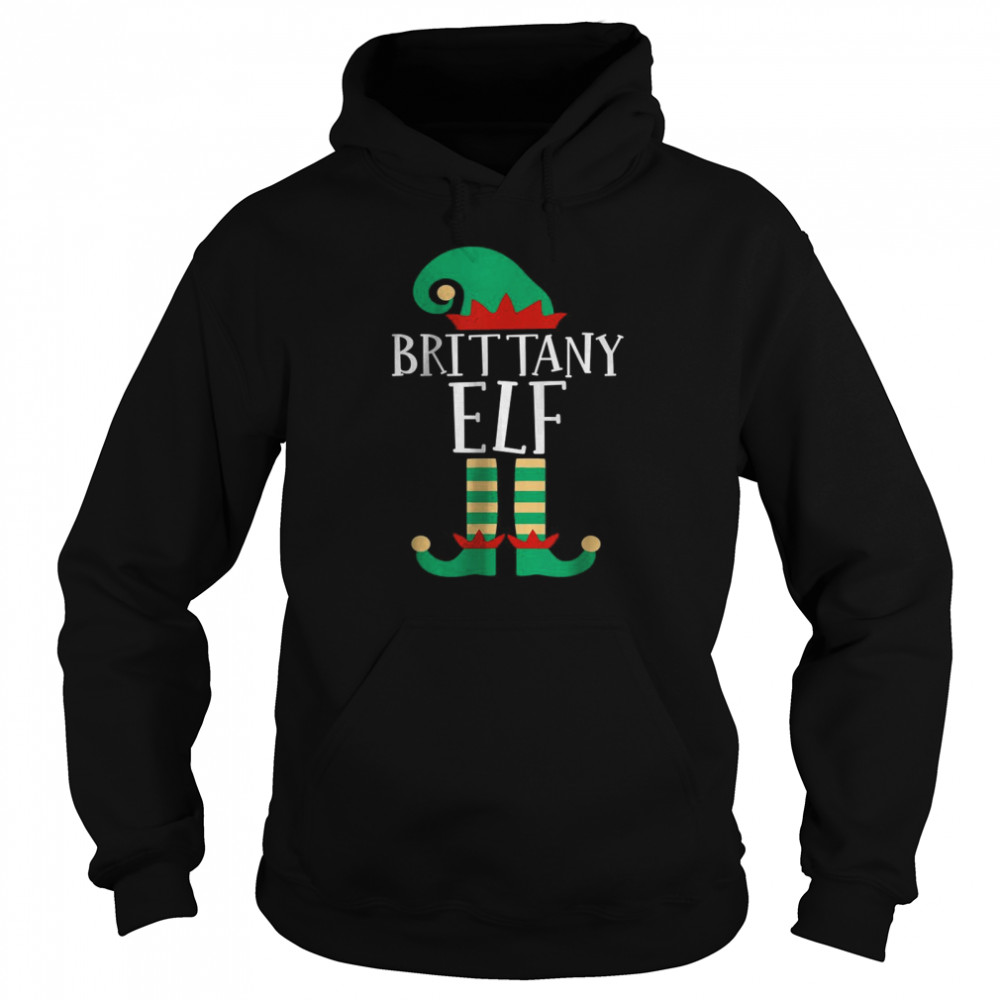 The Brittany Elf Funny Family Matching Christmas Pajamas T- Unisex Hoodie