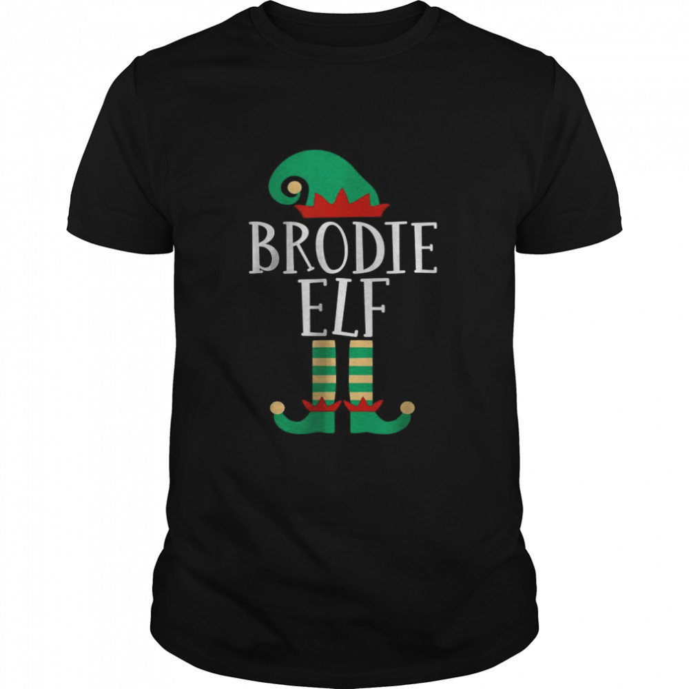 The Brodie Elf Family Matching Christmas Pajamas T- Classic Men's T-shirt