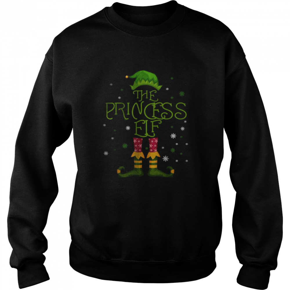 The Princess Elf Family Matching Group Christmas Pajama T- Unisex Sweatshirt