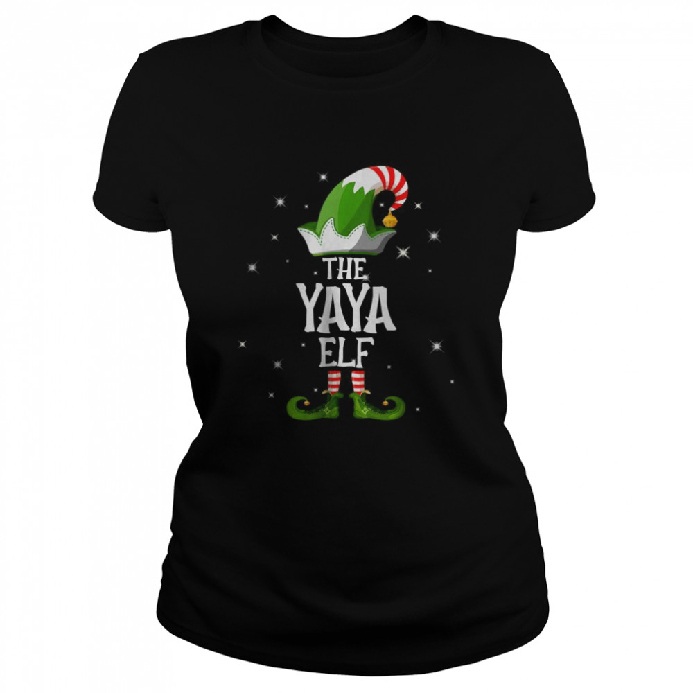 The Yaya Elf Family Matching Group Christmas T- Classic Women'S T-Shirt