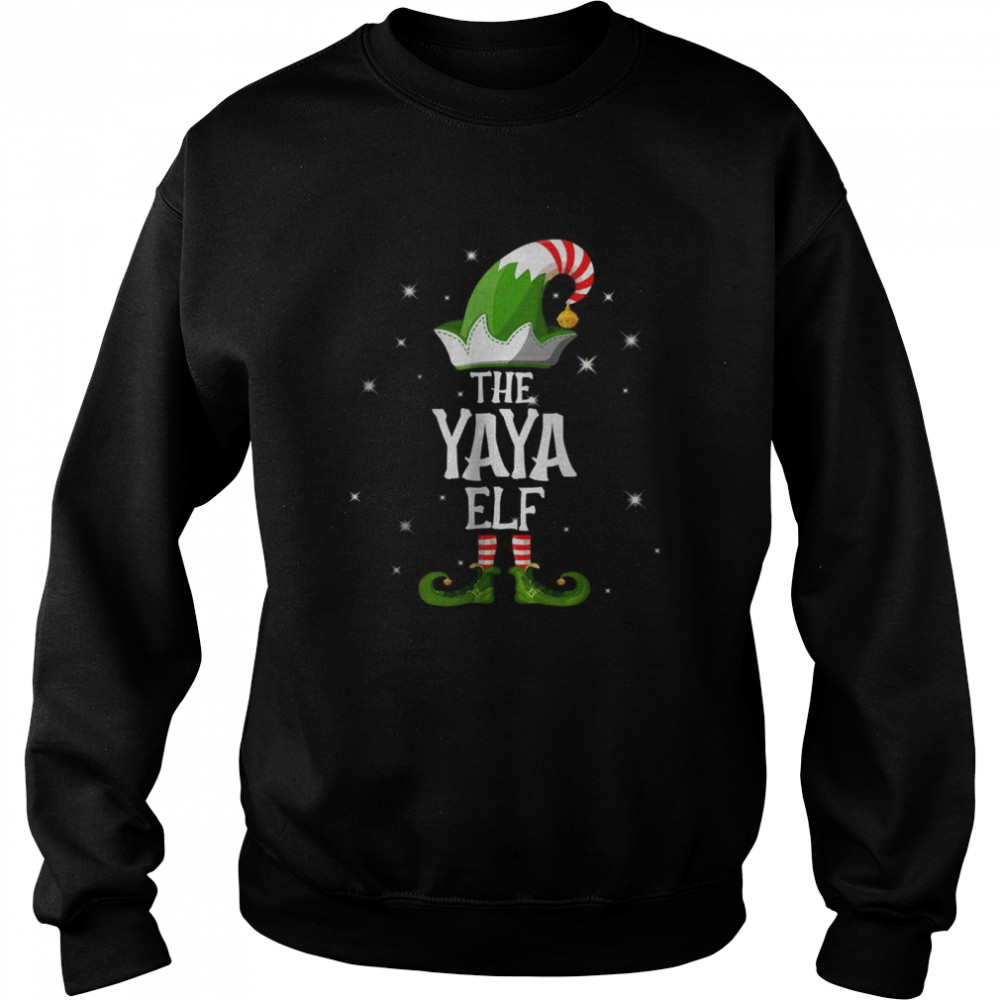 The Yaya Elf Family Matching Group Christmas T Unisex Sweatshirt