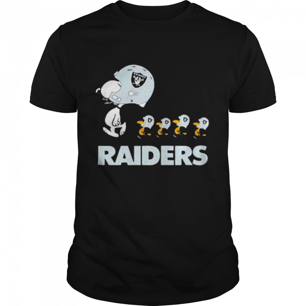 Snoopy And Woodstock Oakland Raiders shirt Classic Men's T-shirt