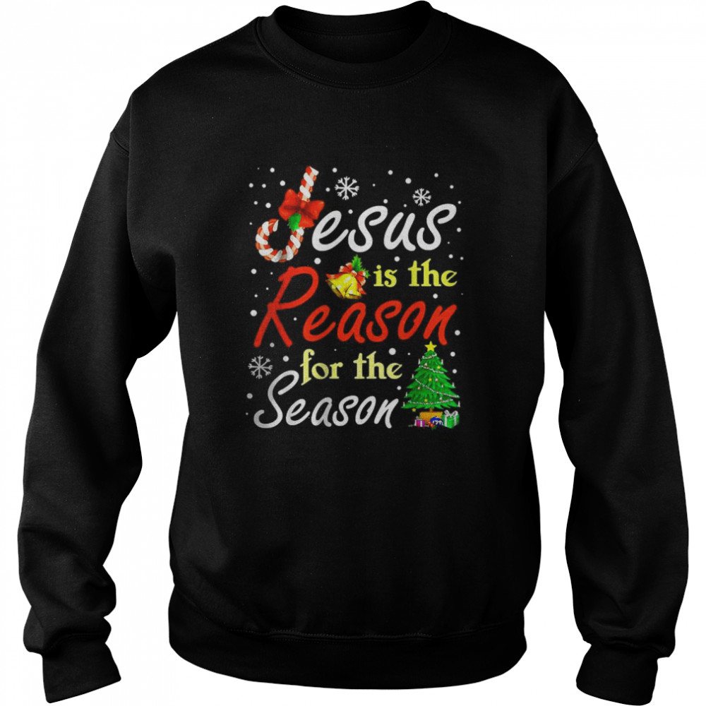 Christian Jesus The Reason Christmas Stocking Stuffer Gifts T- Unisex Sweatshirt