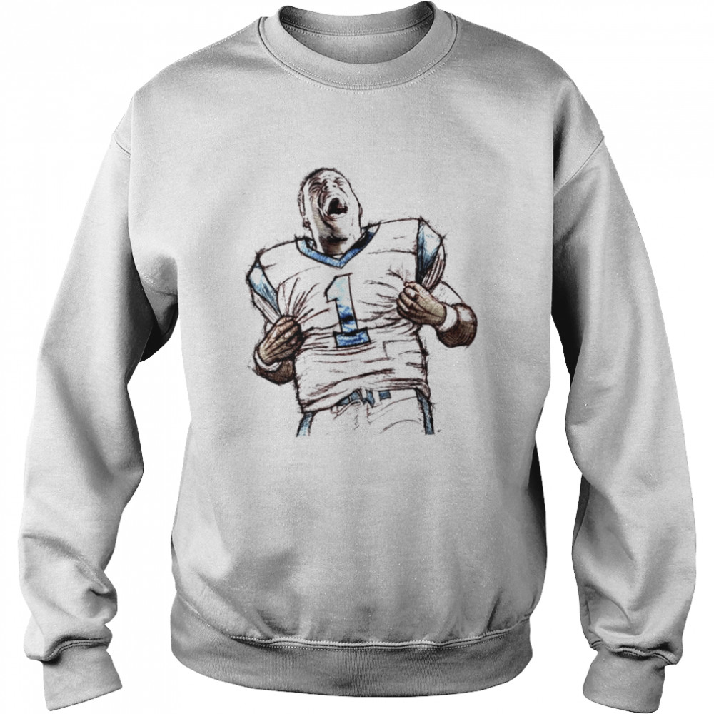 Cam Newton Carolina Panthers Sketch Shirt Unisex Sweatshirt