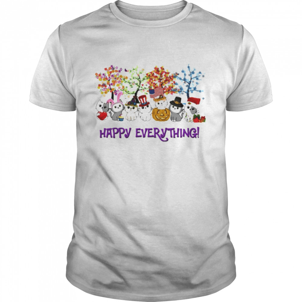 Cat Happy Everthing Holiday 2021 shirt Classic Men's T-shirt