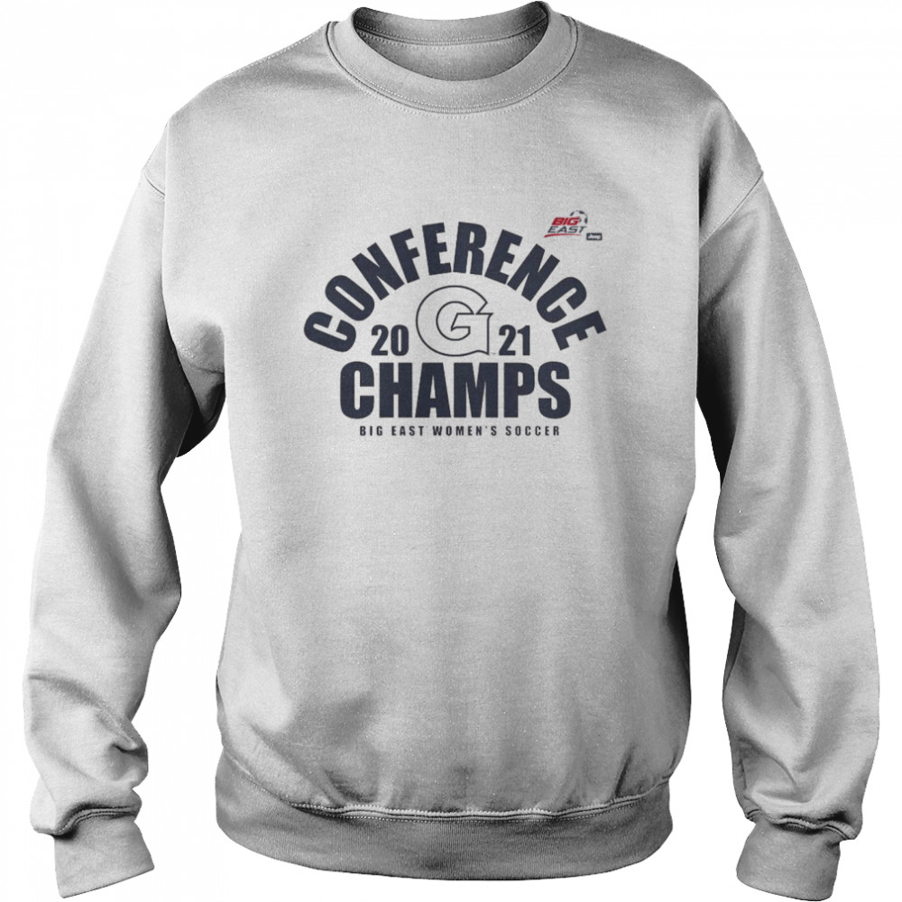Georgetown Hoyas 2021 Big East Womens Soccer Champions T Unisex Sweatshirt