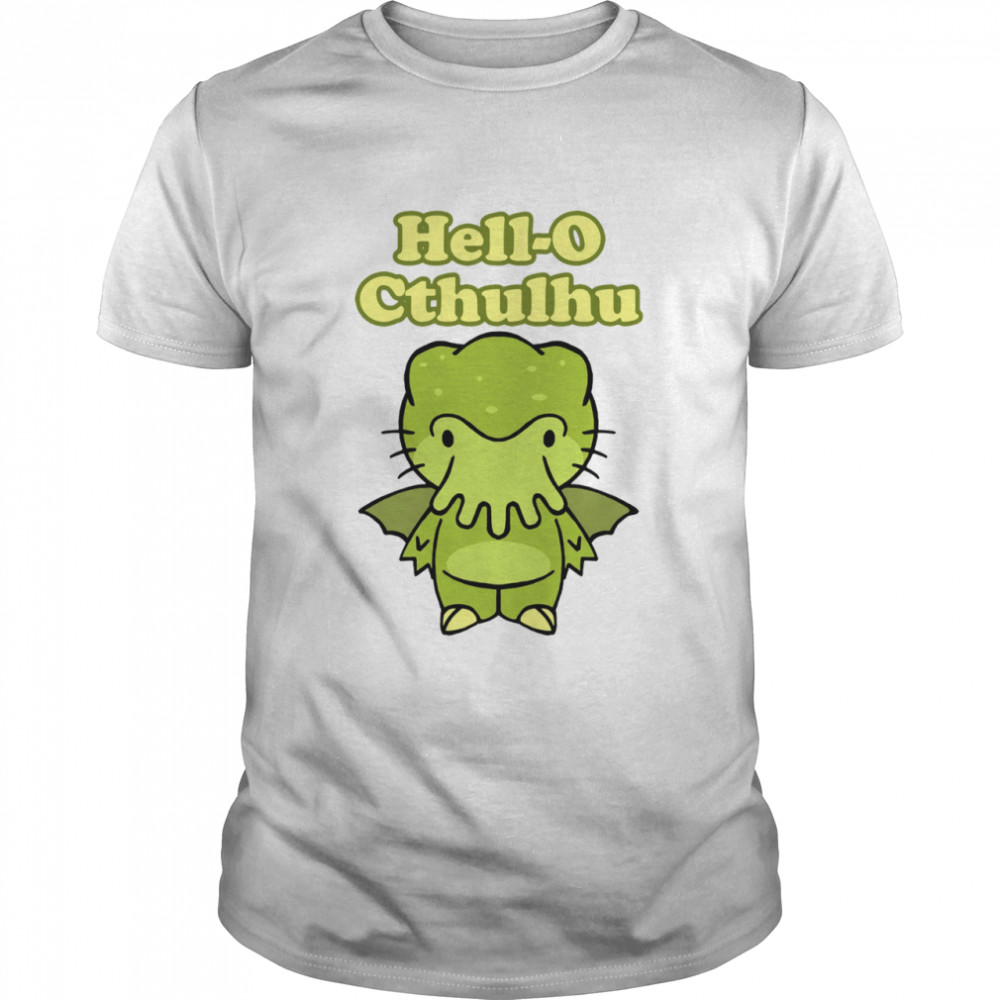 Hello cthulhu cute shirt Classic Men's T-shirt