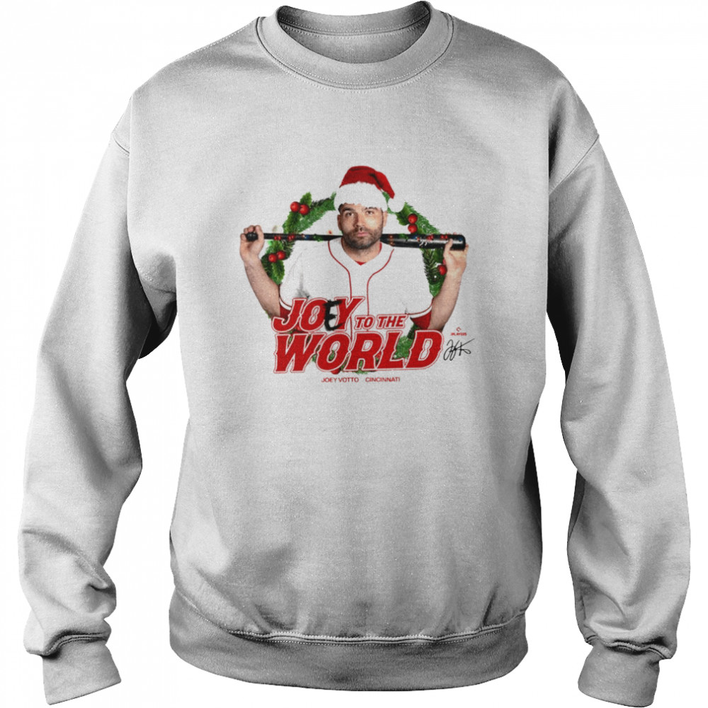 Joey Votto Joey To The World Christmas Shirt Unisex Sweatshirt