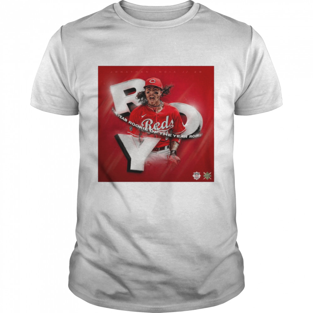 Jonathan India 2021 National League Rookie Of The Year Cincinnati Reds  Classic Men's T-shirt