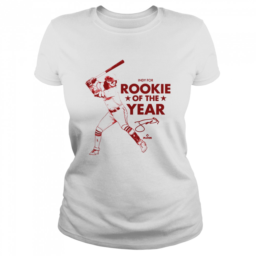 Jonathan India Indy For Rookie Of The Year 2021 Cincinnati Reds Classic Womens T Shirt