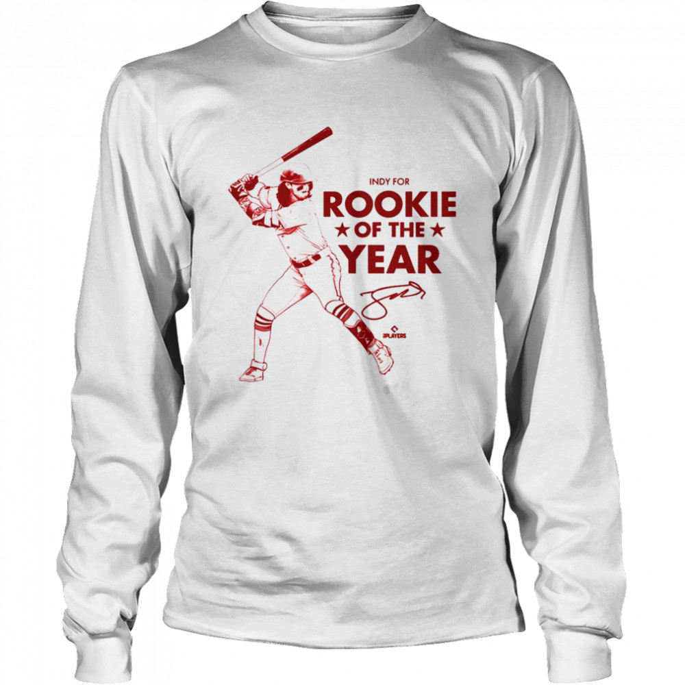 Jonathan India Indy For Rookie Of The Year 2021 Cincinnati Reds  Long Sleeved T-Shirt