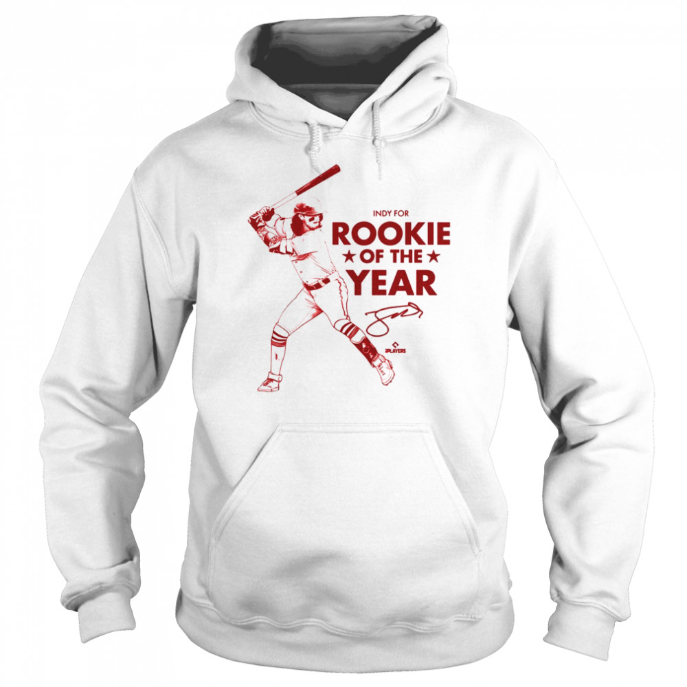 Jonathan India Indy For Rookie Of The Year 2021 Cincinnati Reds  Unisex Hoodie