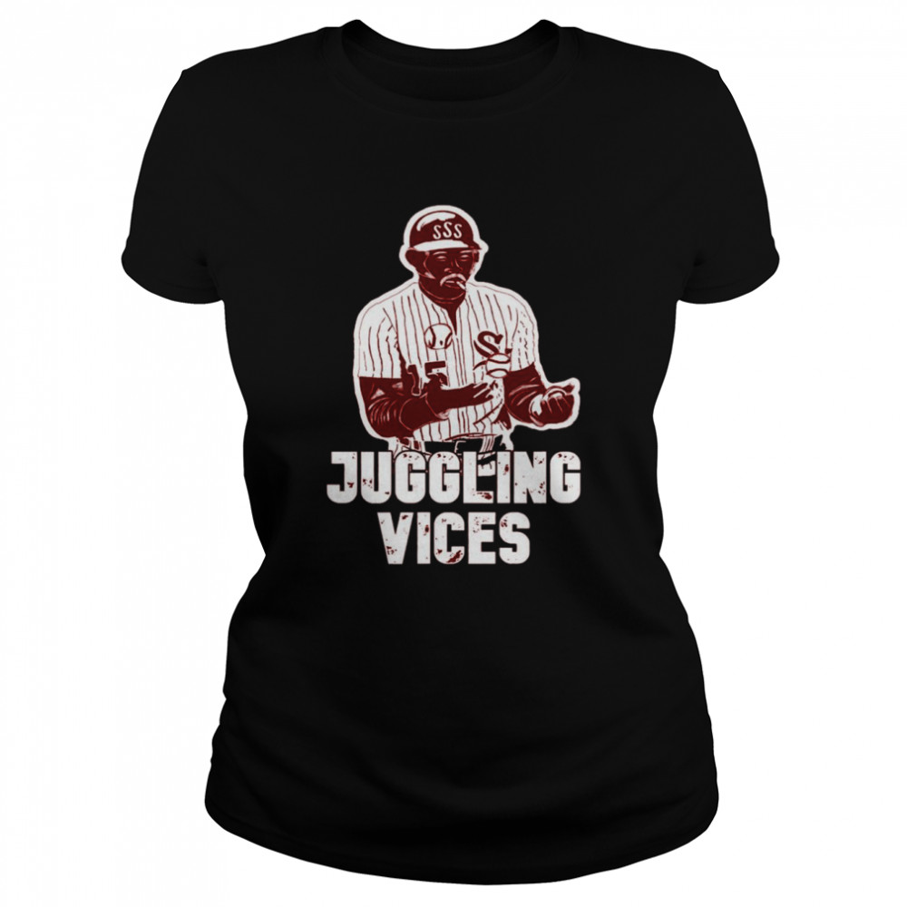 Juggling Vices Chicago White Sox T Classic Womens T Shirt