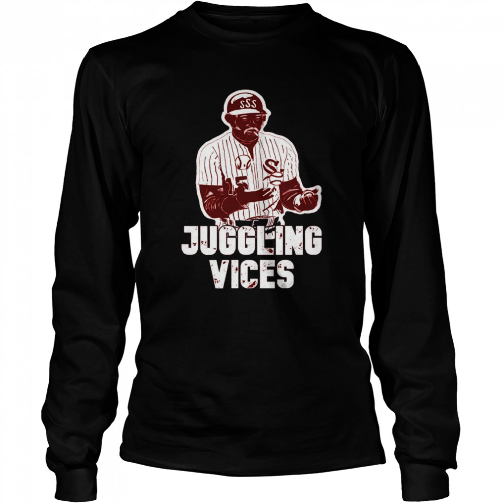 Juggling Vices Chicago White Sox T- Long Sleeved T-Shirt