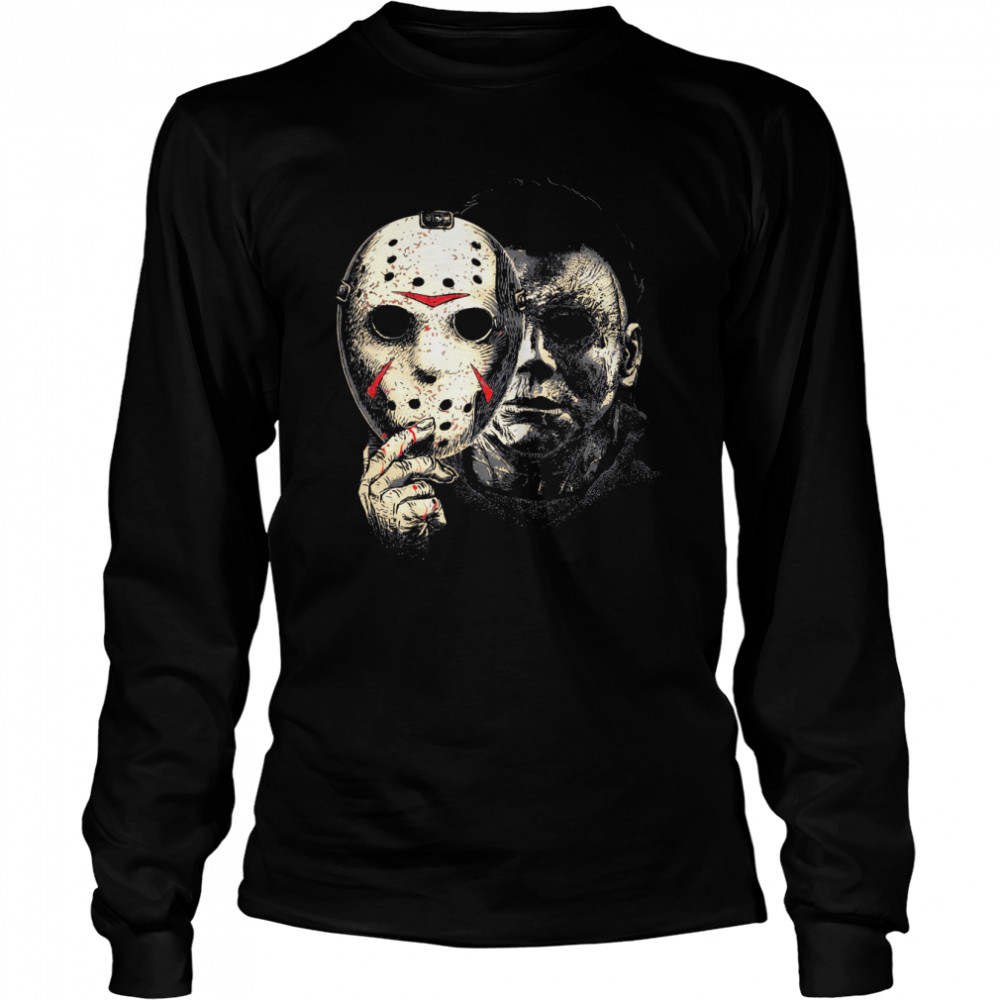 Michael Myers Horror Long Sleeved T Shirt