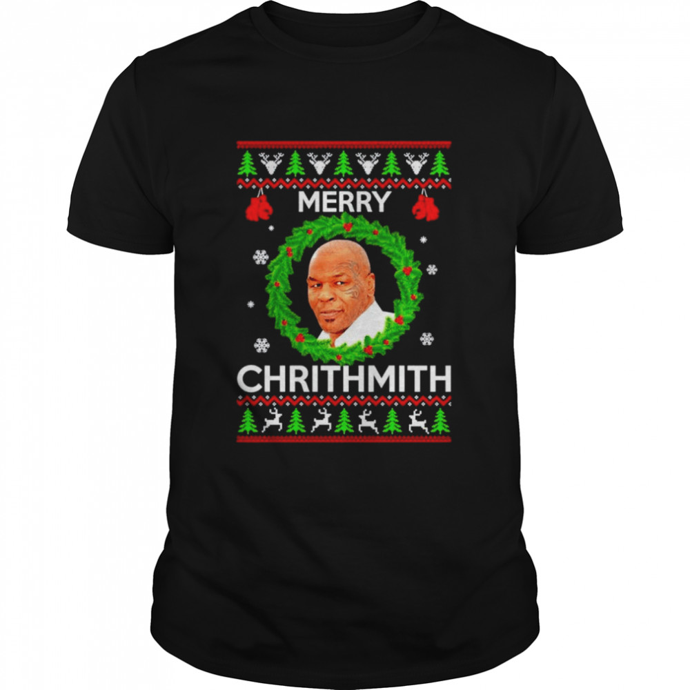 Mike Tyson Merry Chritmith Christmas shirt Classic Men's T-shirt
