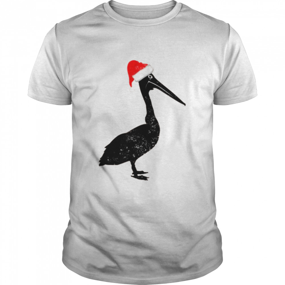 Pelican Santa Hat Christmas Pajama  Classic Men's T-shirt