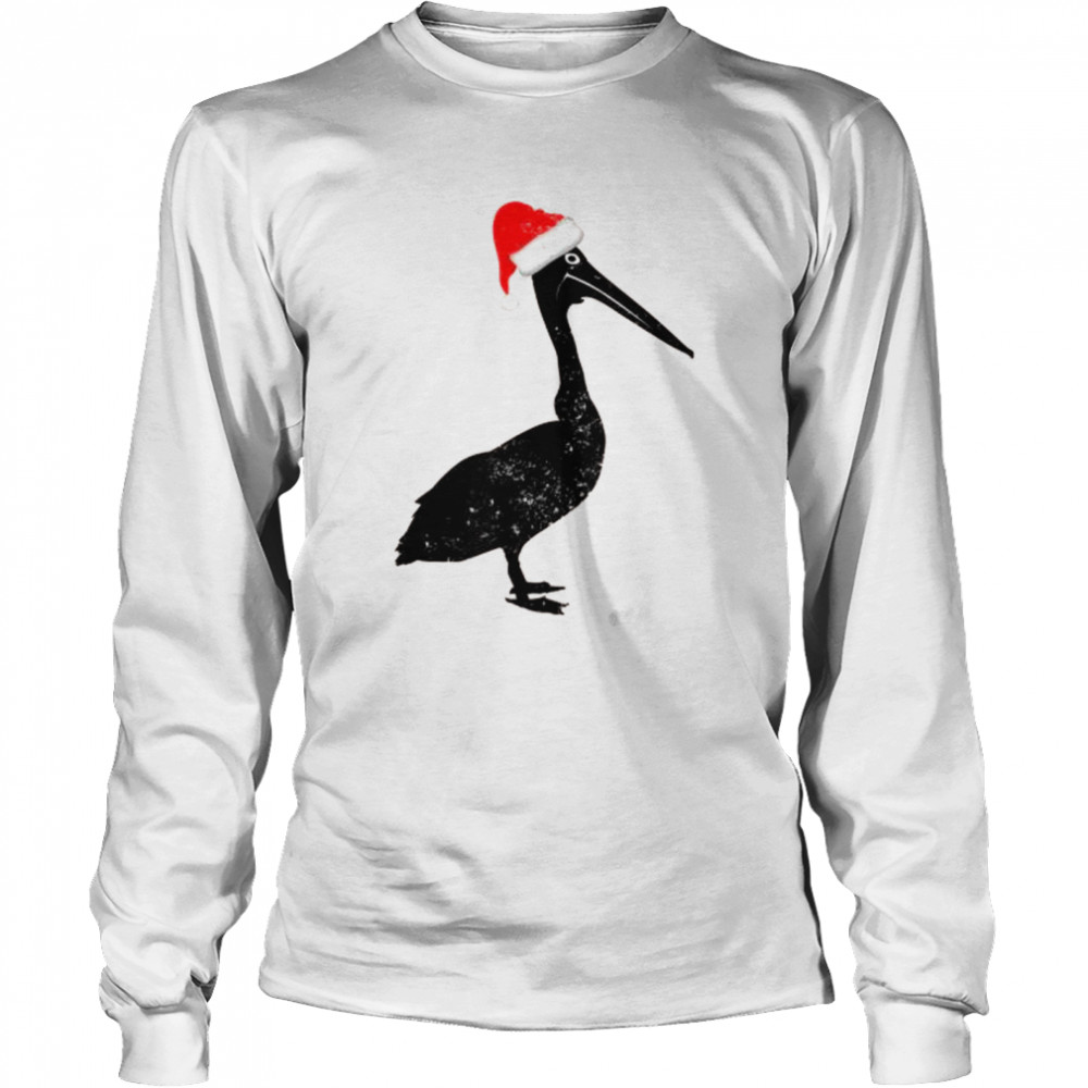 Pelican Santa Hat Christmas Pajama  Long Sleeved T-Shirt