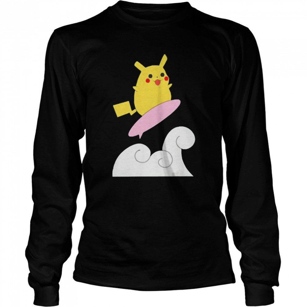 Pikachu Sleep All Day Long Sleeved T Shirt