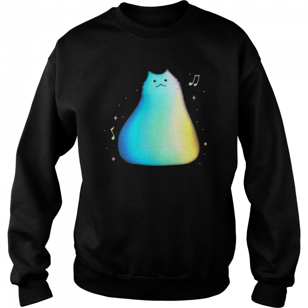 Pixar Soul Cat Portrait Music Notes Unisex Sweatshirt