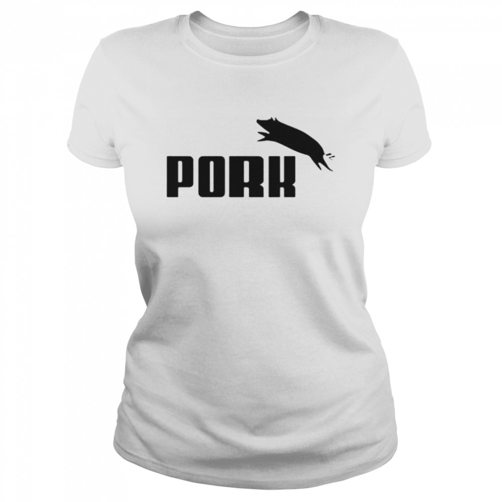 Pork Puma Parody Shirt Classic Womens T Shirt