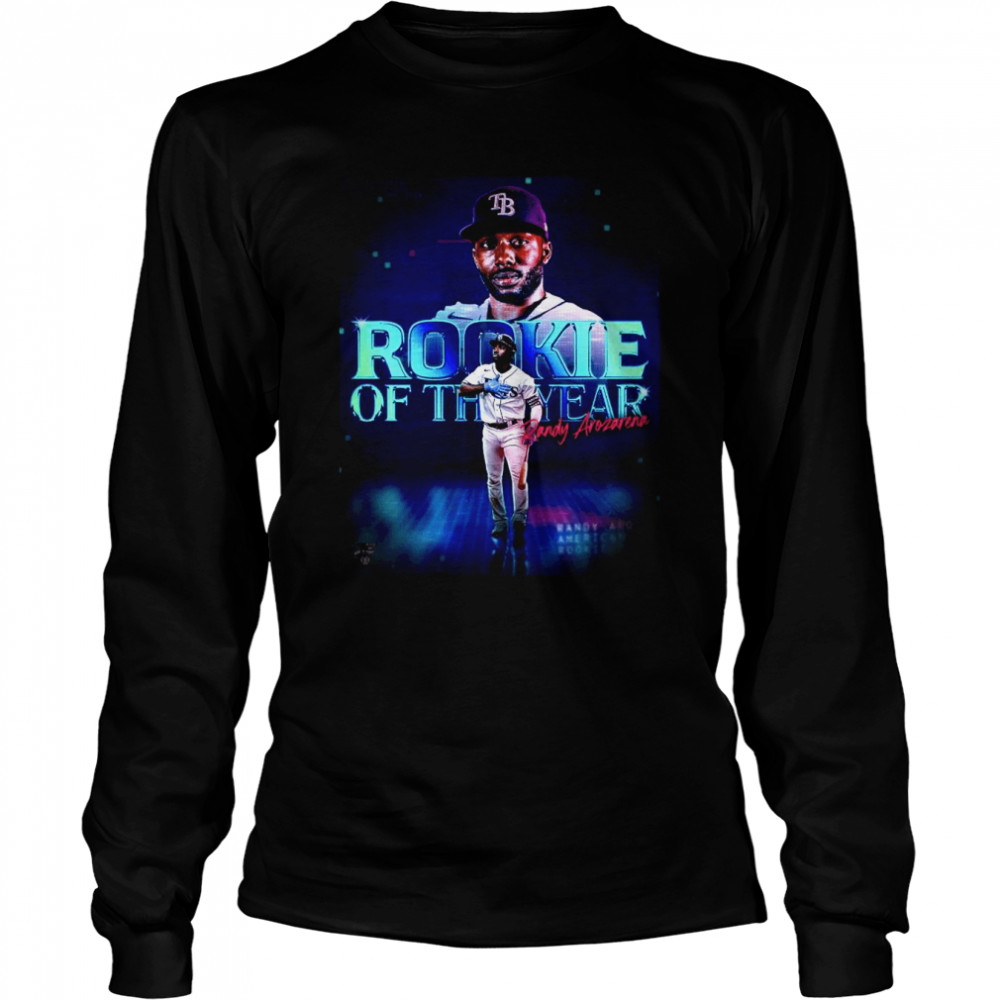 Randy Arozarena Tampa Bay Rays 2021 Al Rookie Of The Year Long Sleeved T Shirt