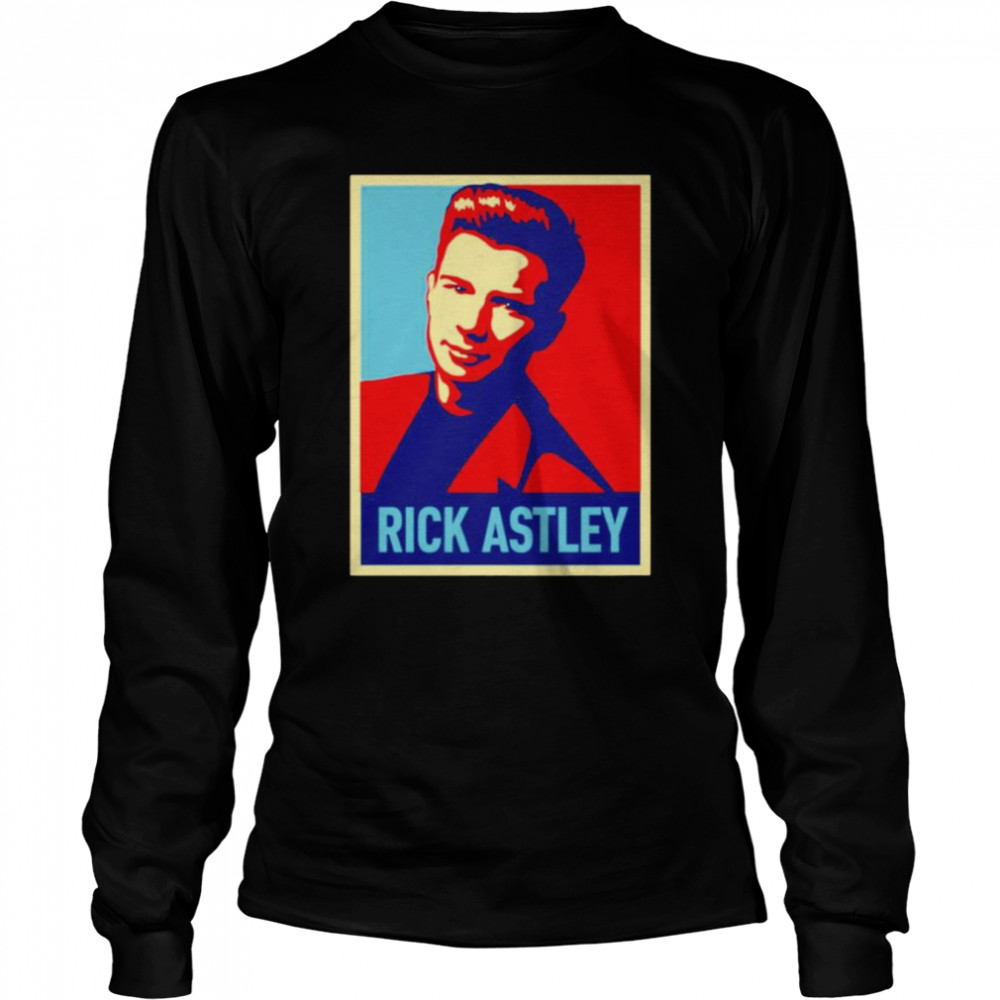 Rick Astley Vintage Shirt Long Sleeved T-Shirt