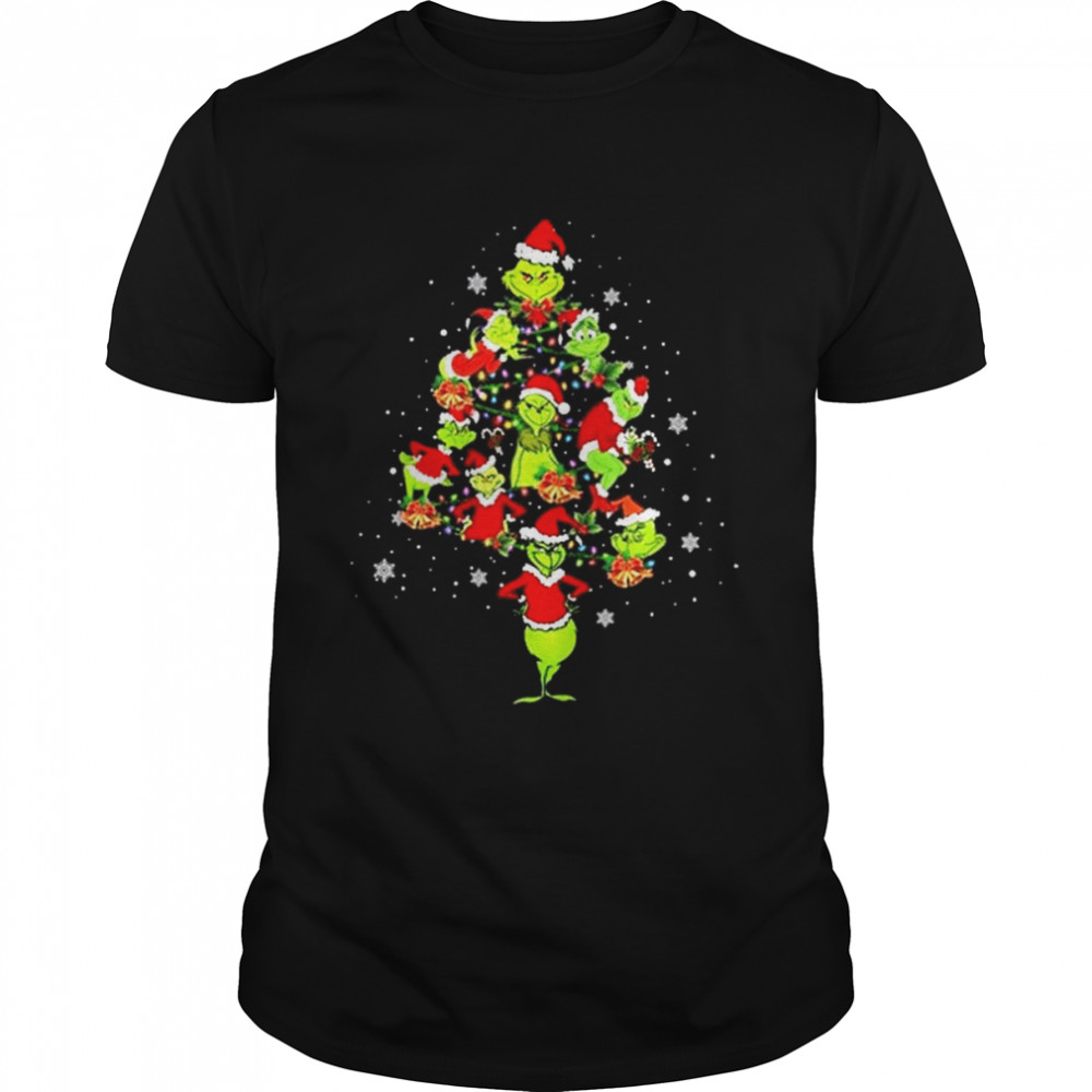 Santa Grinch Christmas Tree shirt Classic Men's T-shirt