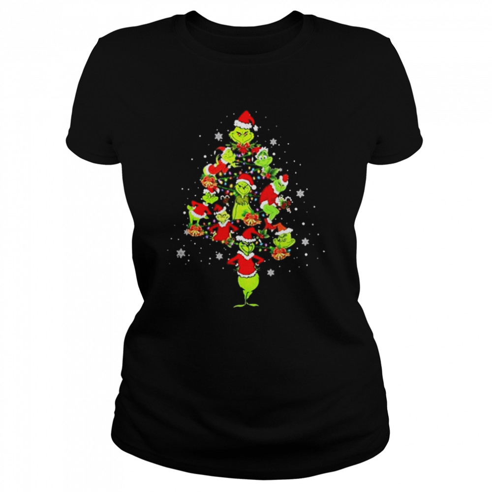 Santa Grinch Christmas Tree shirt Classic Women's T-shirt
